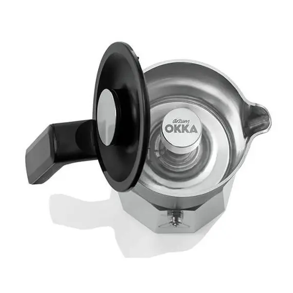 ყავის აპარატი Arzum OK0027 Moka, 1350W, Coffee Machine, Silver/Black , 6 image - Primestore.ge