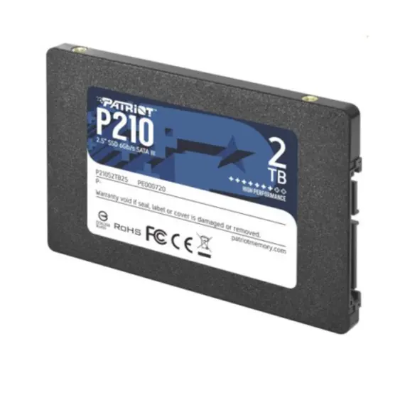 მყარი დისკი Patriot P210 SSD 2TB SATA3 2.5 - P210S2TB25 , 3 image - Primestore.ge