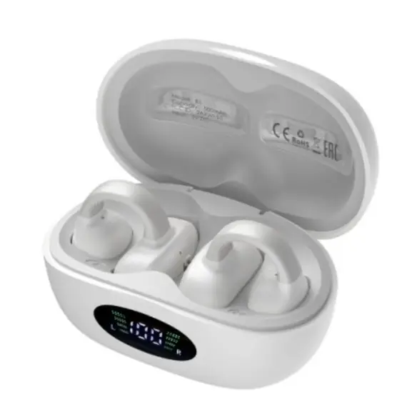 ყურსასმენი Biosong B5 Open-Design Bluetooth Earclip White , 4 image - Primestore.ge