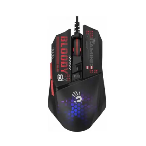მაუსი A4tech W60 Max Mini Lightweight RGB Gaming Mouse Black  - Primestore.ge