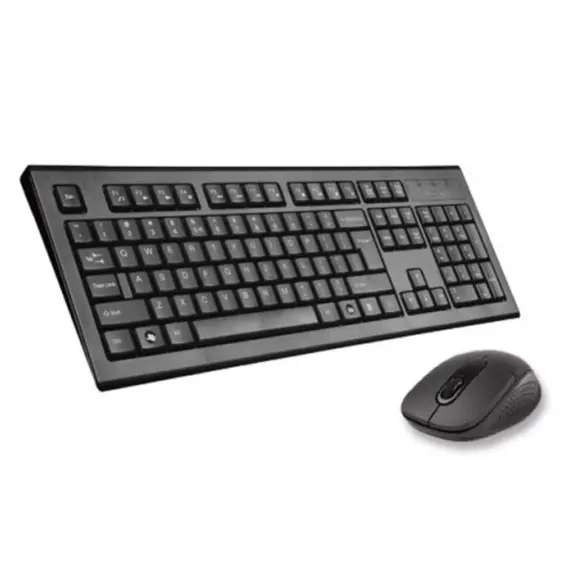 კლავიატურა და მაუსი A4Tech 7100N Wireless Desktop EN/RU layout Black , 2 image - Primestore.ge