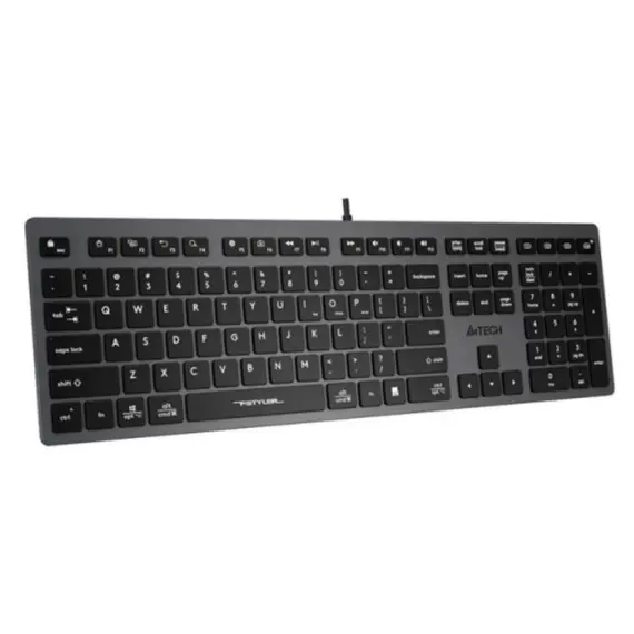 კლავიატურა A4Tech Fstyler FX50 Scissor Switch Keyboard EN/RU layout White , 2 image - Primestore.ge