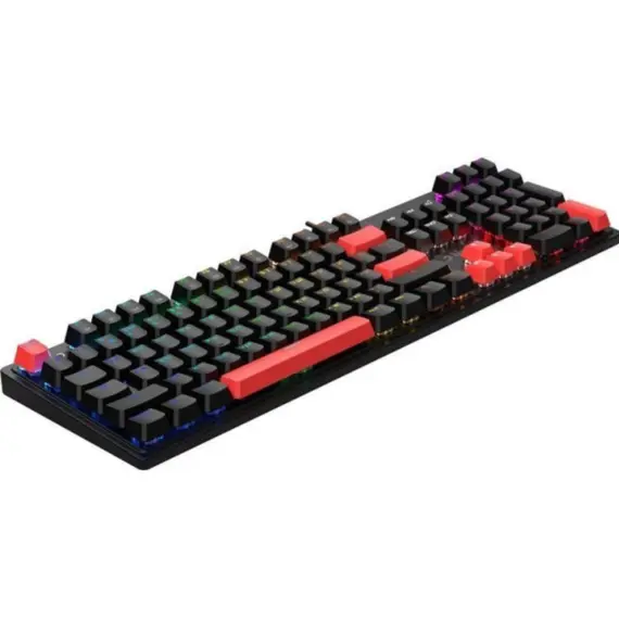კლავიატურა A4tech Bloody S510R RGB Mechanical Gaming Keyboard US Layout Fire Black (Red Switch) , 3 image - Primestore.ge