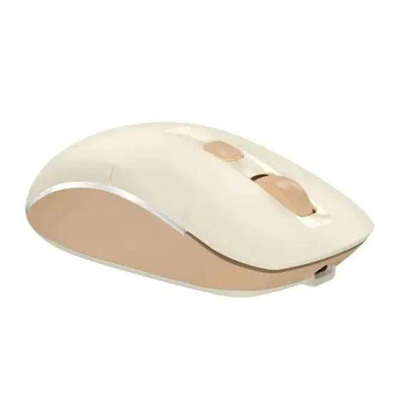 მაუსი A4Tech Fstyler FB26CS Air2 Bluetooth & 2.4G Wireless Mouse Cafe Latte , 2 image - Primestore.ge