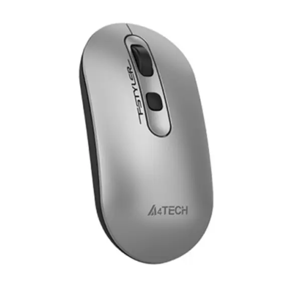 მაუსი A4Tech Fstyler FB20S Bluetooth & 2.4G Wireless Mouse Smoky Grey  - Primestore.ge