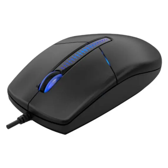Mouse A4Tech N-530S Wired Illuminated Optical Mouse Black, 3 image