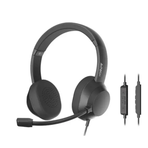 ყურსასმენი A4tech Fstyler FH150U Conference USB Headset Black - Primestore.ge