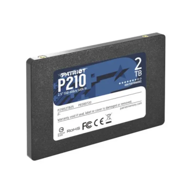 მყარი დისკი Patriot P210 SSD 2TB SATA3 2.5 - P210S2TB25 , 2 image - Primestore.ge