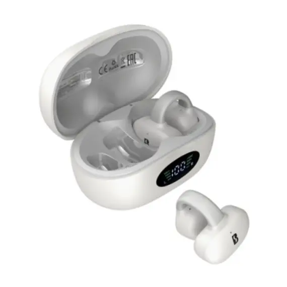ყურსასმენი Biosong B5 Open-Design Bluetooth Earclip White , 3 image - Primestore.ge