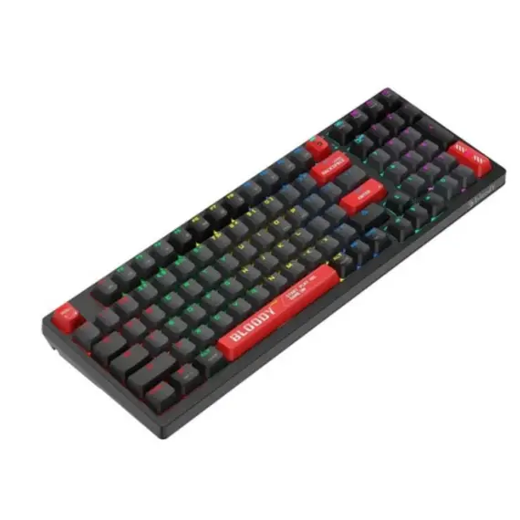 Keyboard A4Tech Bloody WS98 Dual-Core Wireless Mechanical Keyboard Sports Red, 4 image
