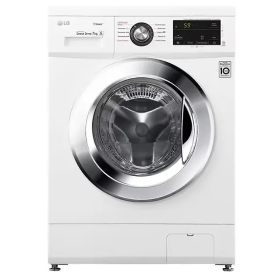 სარეცხი მანქანა LG F2J3HYL5W.ABWPMER-7 KG, 1200 RPM, 85X45x60, INVERTER, 6 MOTION, STEAM, White  - Primestore.ge