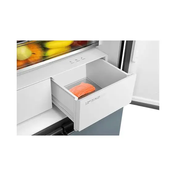მაცივარი TCL TRTC-521CDWDB1, 476L, A+, NoFrost, Refrigerator, Blue/Gray , 4 image - Primestore.ge