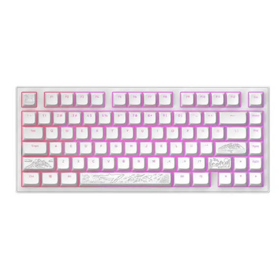 კლავიატურა Dark Project ALU Terra Nostra White - Wired Gaming Keyboard (ANSI)  - Primestore.ge