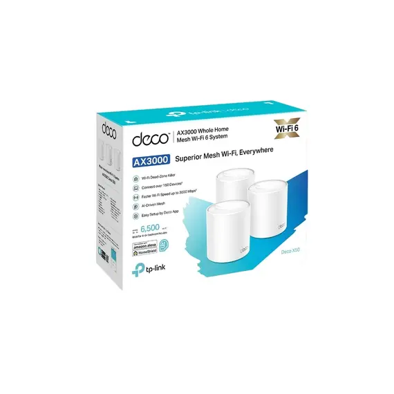 Wi-Fi როუტერი TP-link Deco X50 (3-pack) AX3000 Whole Home Mesh WiFi 6 System , 3 image - Primestore.ge