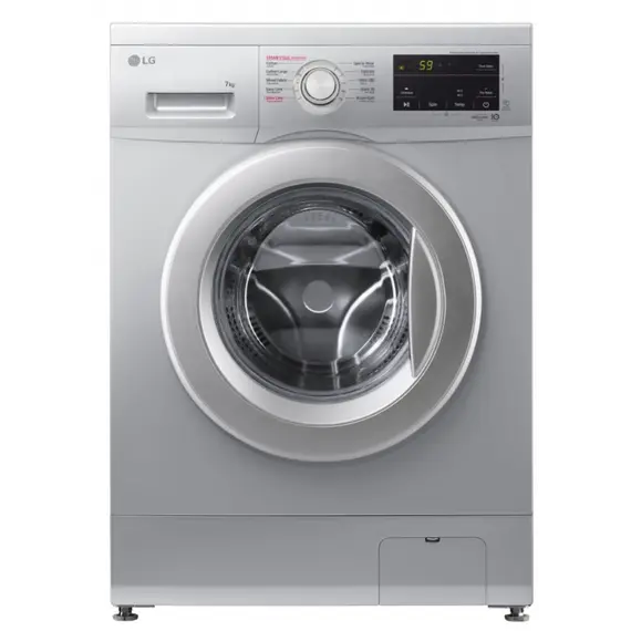 სარეცხი მანქანა LG F2J3HYL5L.ALSPMER -7 KG, 1200 RPM, 85X47,5X60, INVERTER, ARTIFICIAL INT,STEAM, TurboWASH,Silver  - Primestore.ge