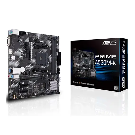 დედა დაფა Asus Prime A520M-K 90MB1500-M0EAY0  - Primestore.ge