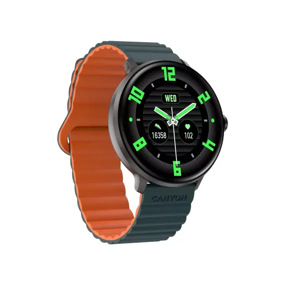 სმარტ საათი Canyon Jacky SW-69 Green Orange (CNS-SW69BG) , 2 image - Primestore.ge