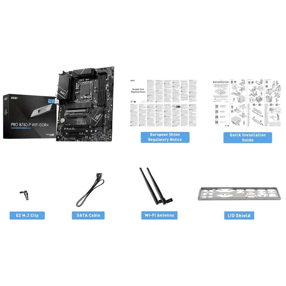 დედა დაფა MSI PRO B760-P WIFI DDR4 , 7 image - Primestore.ge