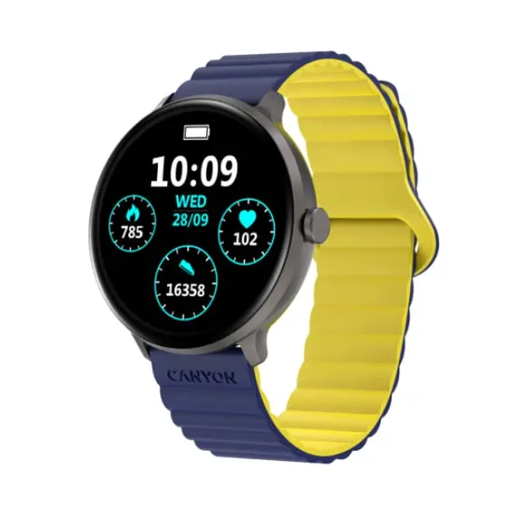 სმარტ საათი Canyon Jacky SW-69 Blue Yellow (CNS-SW69BL)  - Primestore.ge