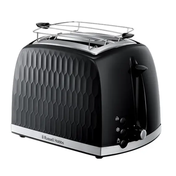 ტოსტერი Russell Hobbs 26061-56/RH Honeycomb 2S Toaster Black  - Primestore.ge