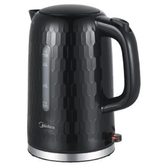 ელექტრო ჩაიდანი Midea MK-17D19A2-Black, 2200W, 1.7L, Electric Kettle, Black  - Primestore.ge