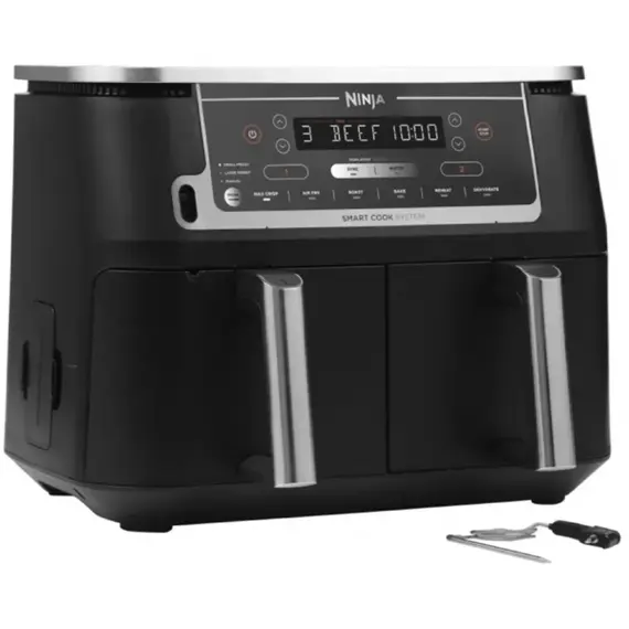 აეროგრილი Ninja AF451EU, 2470W, 9.5L, Air Fryer, Black , 3 image - Primestore.ge