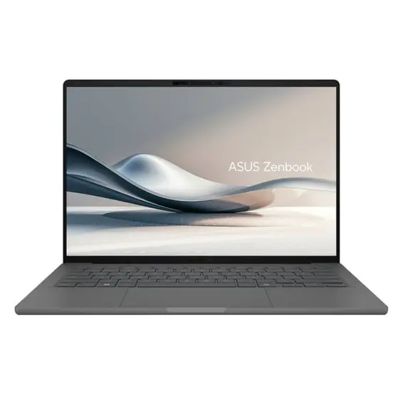 ნოუთბუქი Asustek Zenbook 14 14'' WUXGA  OLED Snapdragon  X Plus 16GB 512GB SSD Adreno iGPU  WIN 11 HOME  GREY  - Primestore.ge