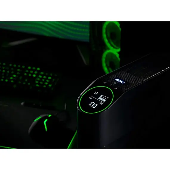 უწყვეტი კვების წყარო APC Gaming Back UPS Pro BGM2200B-GR Back-UPS Pro, 2200VA, USB, Type-C, UPS, Black , 4 image - Primestore.ge