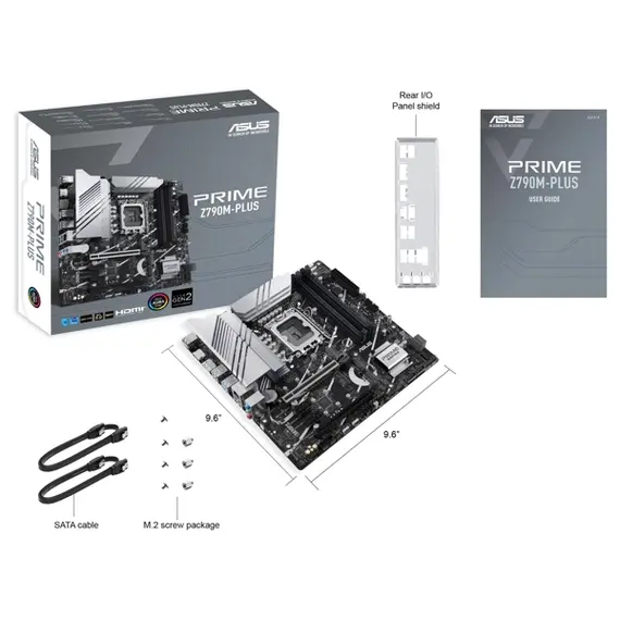Motherboard Asus 90MB1E70-M1EAY0 PRIME Z790M-PLUS, LGA 1700, DDR5, 192GB, 4 image