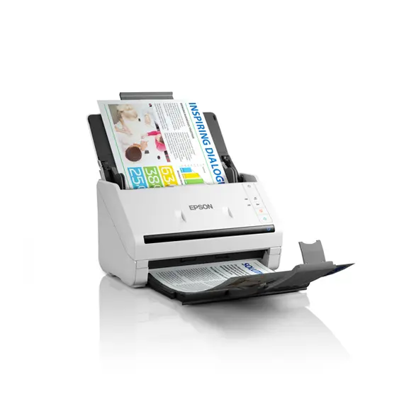 სკანერი Epson DS-770II WorkForce Color Document Scanner, 1200 DPI, A4, RGB LED B11B262401 White , 3 image - Primestore.ge
