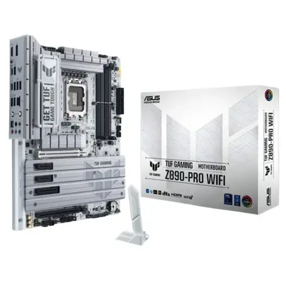 დედა დაფა ASUS Motherboard TUF GAMING Z890-PRO WIFI s1851 Z890 4xDDR5 M.2 DP HDMI Wi-Fi BT ATX  - Primestore.ge