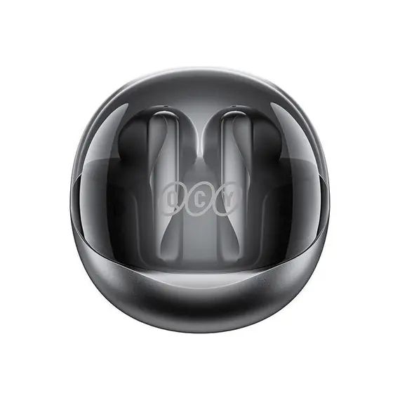 ყურსასმენი QCY Ailypods Clear Black , 2 image - Primestore.ge