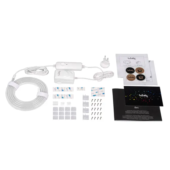 Smart LED კონტური Twinkly TWFL200STW-WEU Flex RGB, flexible circuit, IP20, length 2m White , 5 image - Primestore.ge