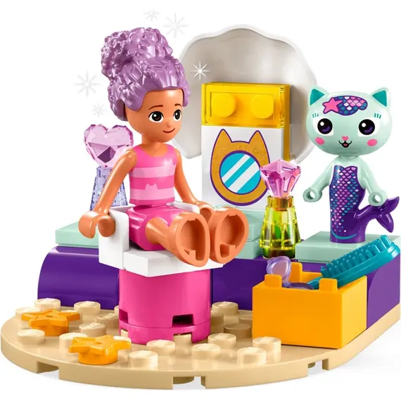 ლეგო LEGO Gabby's Dollhouse Gabby & MerCat's Ship & Spa , 4 image - Primestore.ge