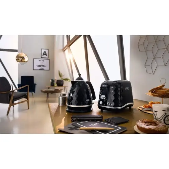 ელექტრო ჩაიდანი DELONGHI KBJ2001.BK , 3 image - Primestore.ge