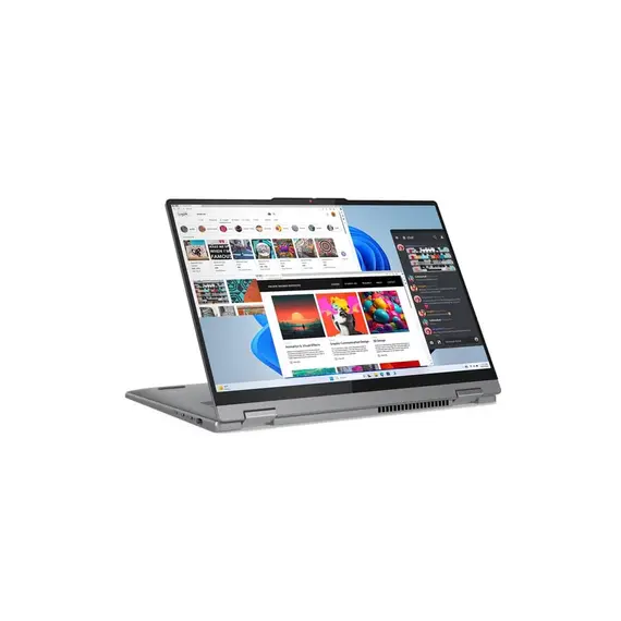 ნოუთბუქი Lenovo IdeaPad 5 2-in-1 16" 2K OLED Touch Core  5 120U 16GB 512GB SSD Integrated Intel Graphics Luna Grey , 2 image - Primestore.ge