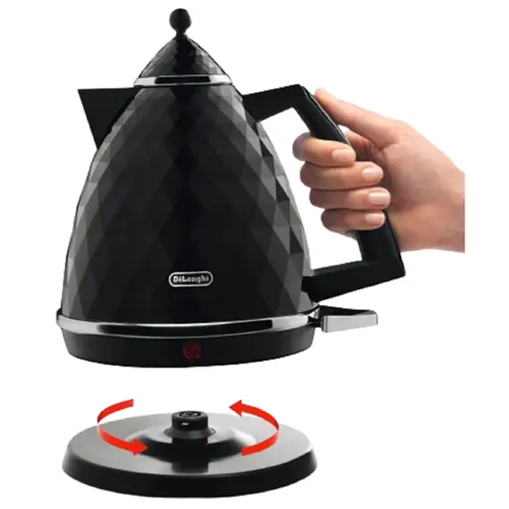 ელექტრო ჩაიდანი DELONGHI KBJ2001.BK , 2 image - Primestore.ge