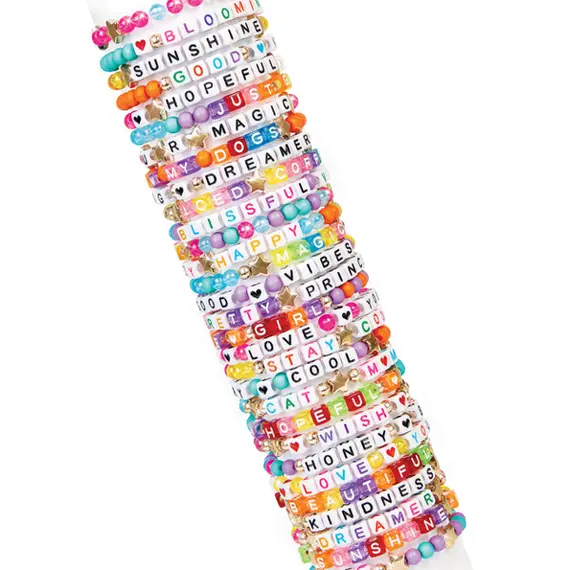 სამაჯურების ასაწყობი ნაკრები Make It Real 1742MR, Alphabet Bead Bracelet Set , 4 image - Primestore.ge