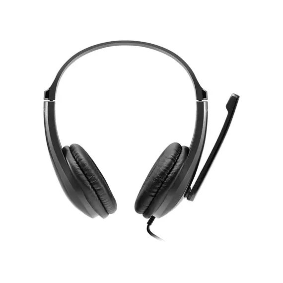 ყურსასმენი CANYON PC headset HSC-1 PC Mic Flat 2m Black  - Primestore.ge