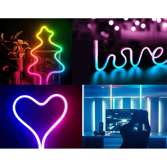 Smart LED კონტური Twinkly TWFL200STW-WEU Flex RGB, flexible circuit, IP20, length 2m White , 3 image - Primestore.ge