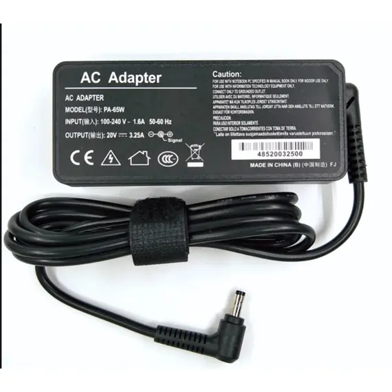 Laptop charger LENOVO ZM-65W 20V 3.25A Connector size 4.0*1.7