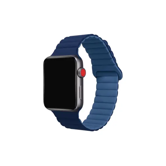 სმარტ საათის სამაჯური Celly Band WBANDMAG For Apple Watch Band 42/44/45mm Blue , 2 image - Primestore.ge
