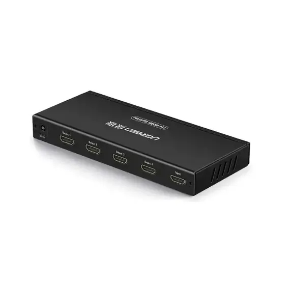HDMI სპლიტერი UGREEN CM620 (40202EU), HDMI Splitter 1 In 4 Out EU, Black , 2 image - Primestore.ge