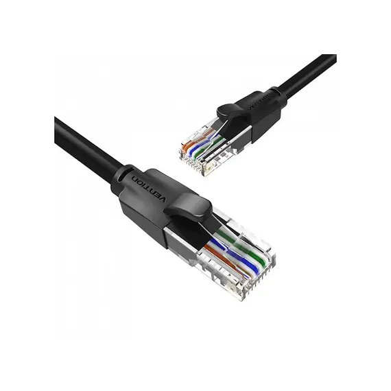 ქსელის კაბელი Vention Ibebi Cat.6 UTP Patch Cable 15 m Black , 2 image - Primestore.ge
