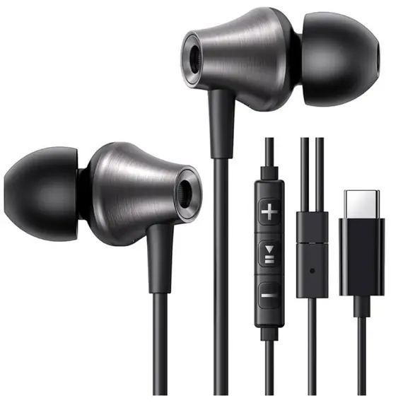 Headphones UGREEN EP105 (35754), In-Ear Headphones, Wired, USB-C, Black