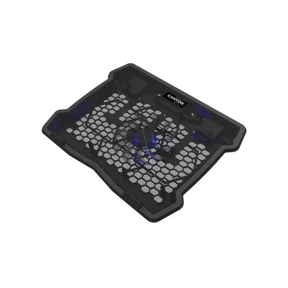 ქულერი CANYON cooler NS02 1Fan 2USB LED Black , 3 image - Primestore.ge
