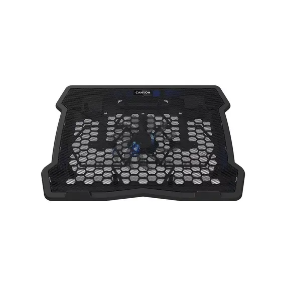 ქულერი CANYON cooler NS02 1Fan 2USB LED Black  - Primestore.ge