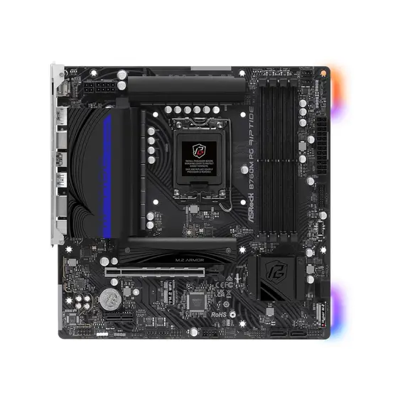 დედა დაფა Asrock MB B760 S1700 MATX B760M PG RIPTIDE , 2 image - Primestore.ge