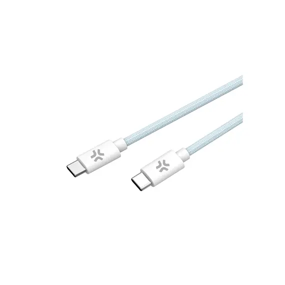 USB კაბელი Celly PD USB Type-C cable to USB Type-C (60 W) 1.5M Azure , 2 image - Primestore.ge