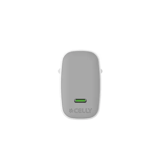 ადაპტერი და კაბელი Celly 65W Wall Charger (with Type-C toType-C Cable) White , 3 image - Primestore.ge